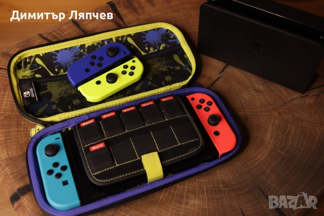 Пълен Премиум Комплект Nintendo Switch OLED + 4 бр. Joy-Con + 6 ТОП Игри и Калъф, снимка 4 - Nintendo конзоли - 54973600
