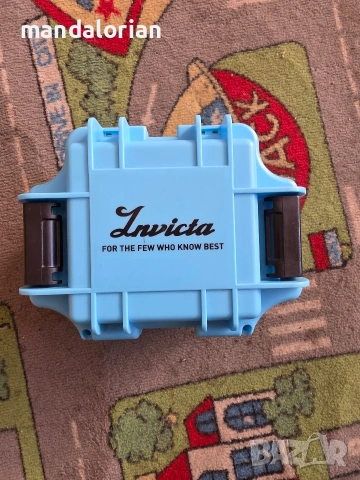 часовник INVICTA Small Light Blue/Black ONE SLOT WATCH BOX PROTECTOR DIVE CASE