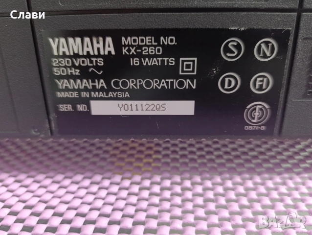 Касетен Дек Yamaha KX-260, снимка 2 - Декове - 55125271