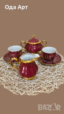 Немски порцелан, Бавария, 50ег,винтидж , снимка 3 - Сервизи - 55139330
