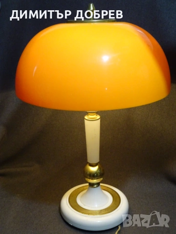 СТАРА РЕТРО СОЦ СССР НАСТОЛНА СЕНЗОРНА ЛАМПА ГЪБА, снимка 4 - Антикварни и старинни предмети - 54062871