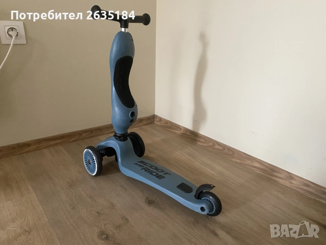 Детска тротинетка Scoot & Ride Highwaykuck 2 в 1, снимка 6 - Детски велосипеди, триколки и коли - 55188508