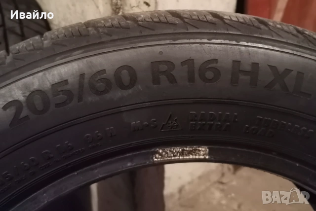 Продавам 4 броя Зимни гуми 205.60.16 на 1 сезон дот 2020 Barum , снимка 3 - Гуми и джанти - 54039554