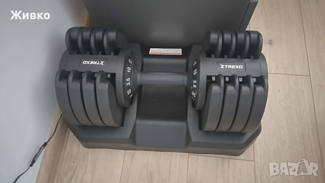 Регулируеми дъмбели Trexo 32 Kg