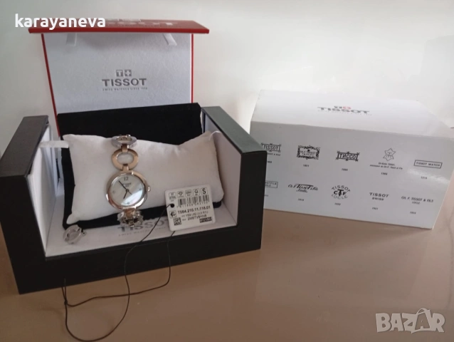 Дамски часовник с диаманти-TISSOT Pinky T084.210.11.116.01