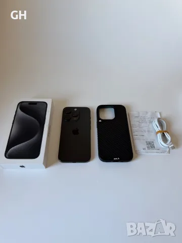 iPhone 15 Pro 256 Gb Black Titanium | 100% Батерия | Перфектен технически