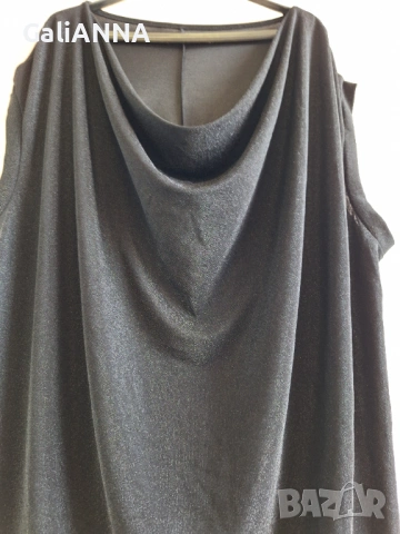 СТРАХОТНА СРЕБРИСТА ТУНИКА/РОКЛЯ 3XL-4XL, снимка 5 - Туники - 54813834