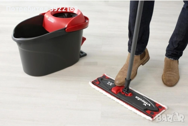 Vileda XL Turbo - изцеждане с завъртане , снимка 4 - Други стоки за дома - 54826094