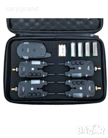 Сигнализатори за риболов комплект FL JY 4+1, снимка 4 - Такъми - 54070084