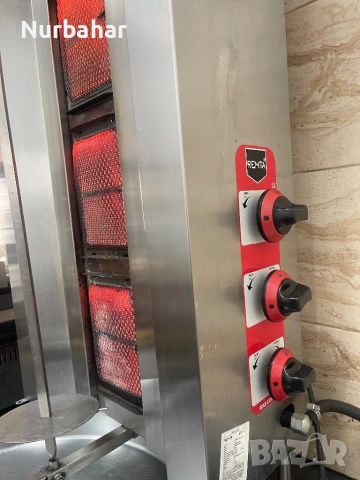 Дюнер машина и скара на газ, снимка 4 - Друго търговско оборудване - 54137215