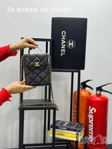 Chanel Дамска Чанта Шанел - Налични Различни Цветове Код SK1227, снимка 3 - Чанти - 54103431
