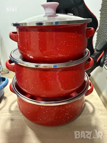 Комплект от 3 тенджери - 16см, 18см, 20см