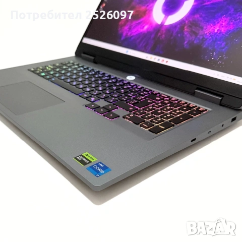 Lenovo LOQ Gen 10/17.3” 165Hz/RTX 5050/i7-13650HX/24GB DDR5/RGB/Гаранция, снимка 8 - Лаптопи за игри - 54836395