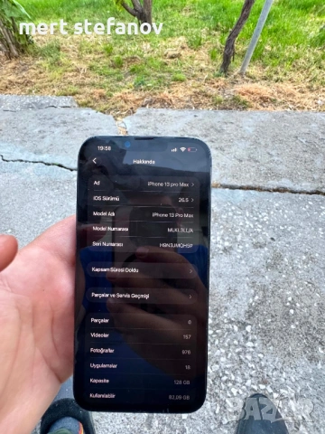 İphone 13 Pro max 128GB Silver , снимка 8 - Apple iPhone - 54705142