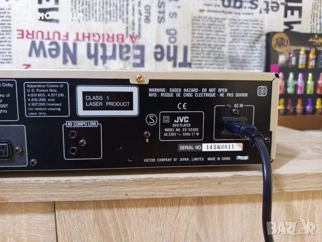 "JVC"XV-523 DVD/VIDEO CD/CD. Плейър, снимка 10 - Плейъри, домашно кино, прожектори - 55690047