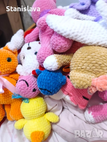 Плюшени плетени играчки, ниска цена 