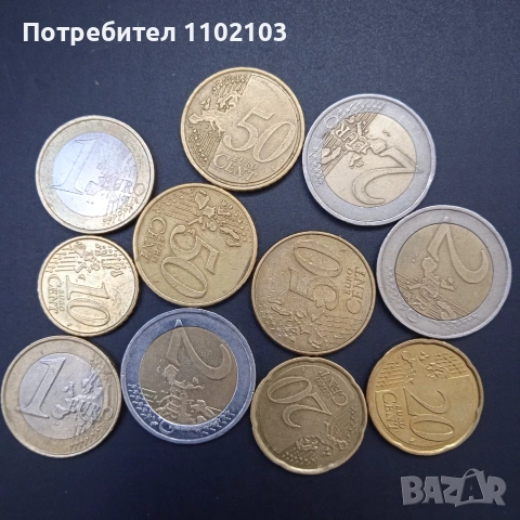 Монети евро евромонети 11, снимка 2 - Нумизматика и бонистика - 55258339