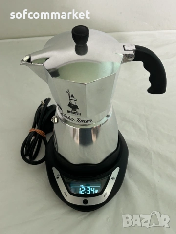 Електрическа кафеварка Bialetti Moka Timer (за 6 чаши) + 6 месеца ГАРАНЦИЯ, снимка 4 - Кафемашини - 54561560