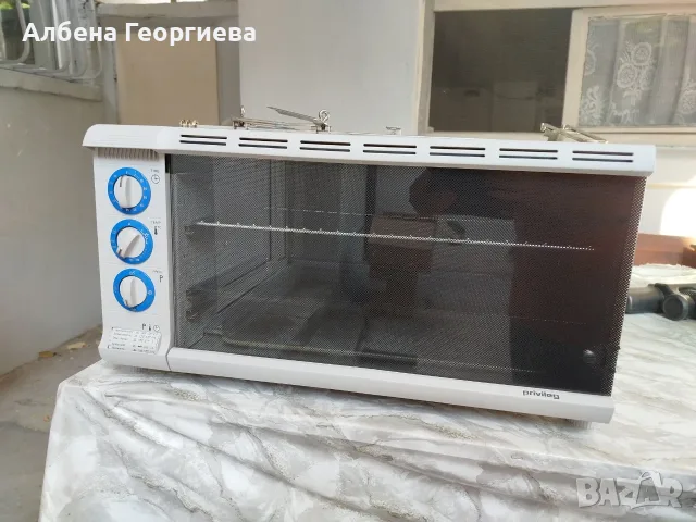 Мини електрическа фурна -PRIVILEG 1800 W, снимка 12 - Кухненски роботи - 55681141