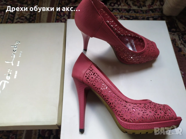 Обувки Сандали на високи токчета 37 номер , снимка 4 - Сандали - 54058636