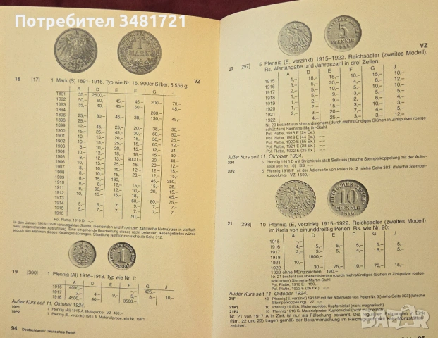 Каталог монети / Kleiner Deutscher Münzkatalog 2002. Von 1871 Bis Heute, снимка 5 - Енциклопедии, справочници - 54244300