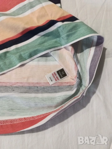 Английска памучна тениска - туника Crafted 13 г., снимка 4 - Детски тениски и потници - 54166210