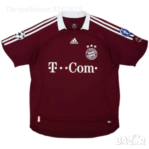 Adidas 2006-07 Bayern Munich Schweinsteiger размер xs/s , снимка 2 - Тениски - 55087140