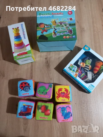 Детски дървени играчки монтесори, снимка 3 - Образователни игри - 54629411