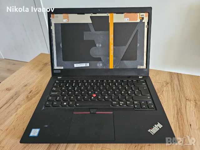 ЗА ЧАСТИ Lenovo Thinkpad T490 | intel i5 8gen (тежко залят)