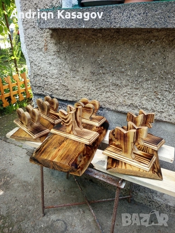 дървени етажерки за сълфетки, снимка 5 - Декорация за дома - 54492682