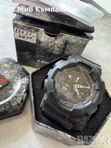 Часовник Casio G-Shock GA100, снимка 4 - Мъжки - 54195767