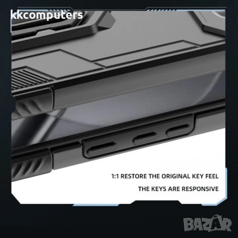 Калъф за Realme 16 5G с Въртящ се Пръстен - PC+TPU, 360° стойка, Магнитен, 5 цвята, снимка 8 - Калъфи, кейсове - 54387113