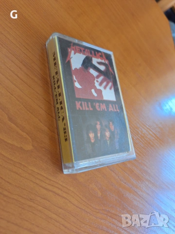 Аудио касета Metallica .AND JUSTICE FOR ALL", Качествен студиен запис, кутия, обложка.