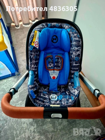 Бебешка количка Cybex Balios S FE VALUES FOR LIFE Trust blue, снимка 7 - Детски колички - 54654328