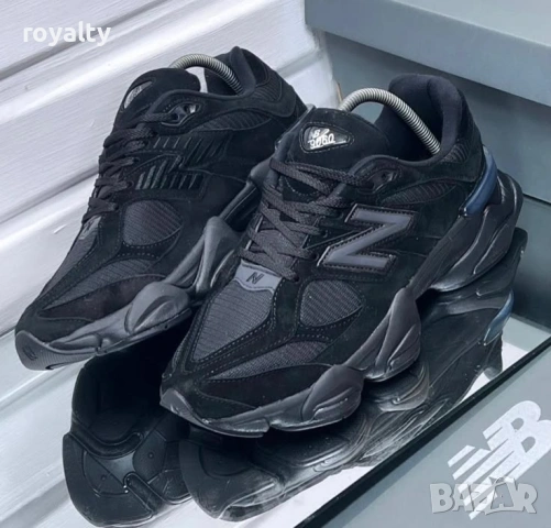 New Balance 9060 Triple Black Нови Черни Маратонки [35-46 Номер]