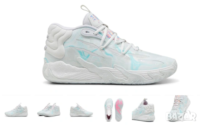 баскетболни маратонки  Puma MB.03 "Iridescent" номер 44 , снимка 3 - Маратонки - 54402432