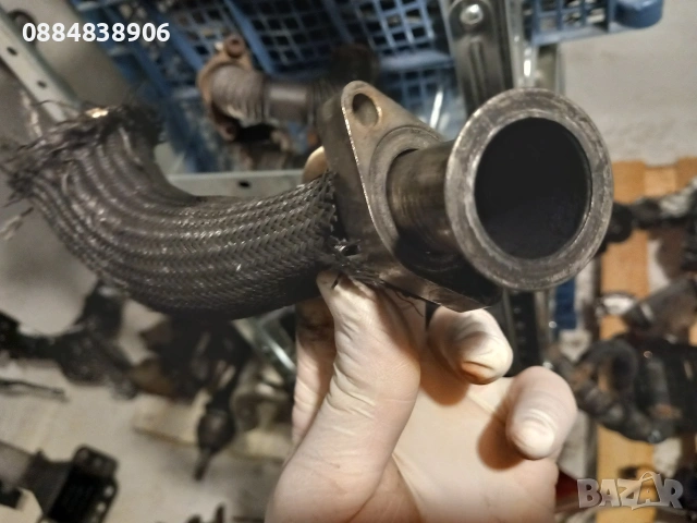 ЕГР EGR охладител fgp 55182589 съвместим с много модели. Свален от 1.9 CDTI опел вектра ц, снимка 9 - Части - 54782506