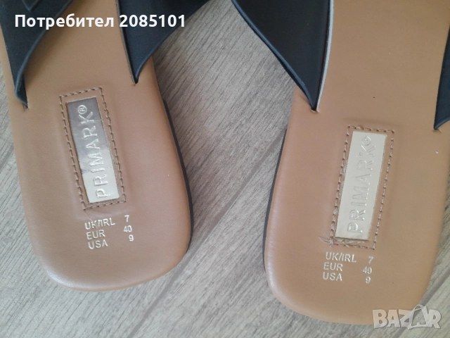 Дамски чехли Primark, снимка 4 - Чехли - 55691375