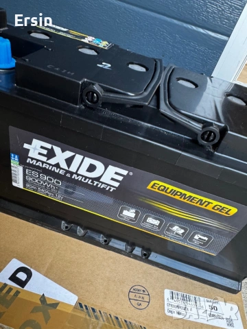 Гелов Акумулатор EXIDE ES900 GEL 80Ah (Много малко са ползвани)  (Свалени от нови Кемпери) , снимка 8 - Къмпинг мебели - 54732351