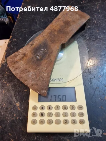 Стар немски топор 1750гр.