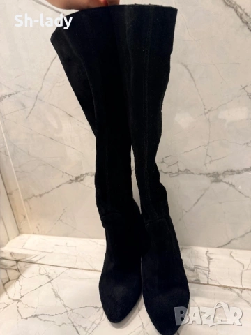 Ботуши от велур , снимка 4 - Дамски ботуши - 54073758