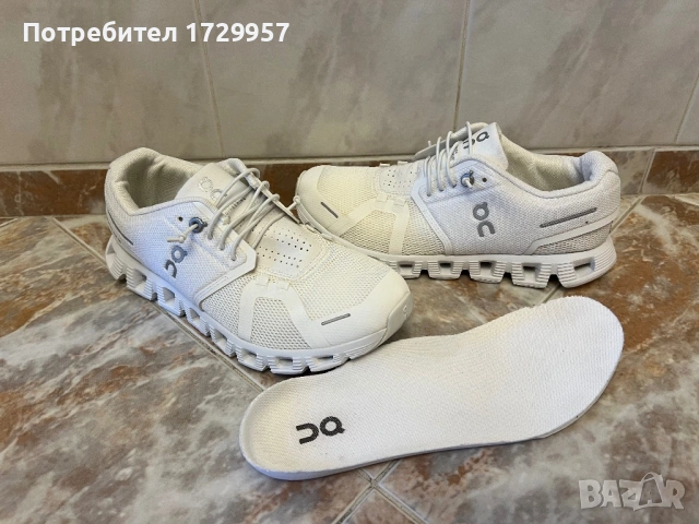 Маратонки  On Cloud 6 white/white, снимка 6 - Маратонки - 54582715