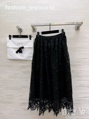дантелена пола Dior L реплика, снимка 2 - Поли - 55613259