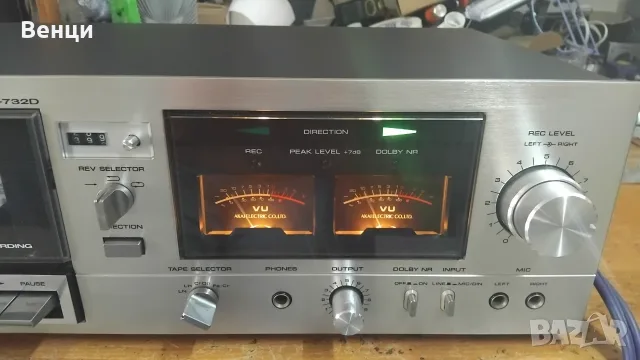 AKAI GXC 732 реверсен дек, снимка 2 - Декове - 55558779