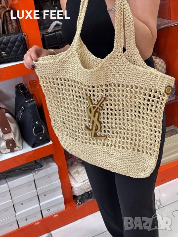 YVES SAINT LAURENT ⚜️ LOEWE ⚜️Плажни Чанти , снимка 3 - Чанти - 54813388