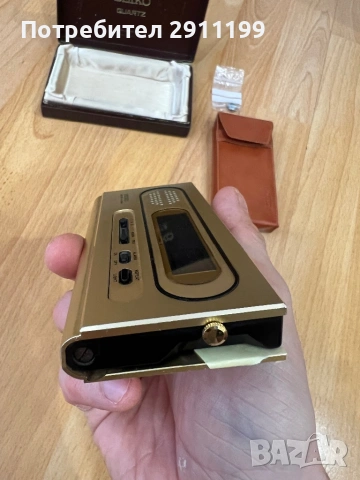 Винтидж будилник Seiko, за ремонт/части, снимка 5 - Друга електроника - 54234879