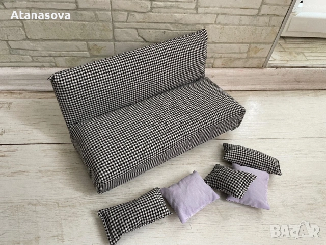Мини диван за кукла Барби , снимка 7 - Кукли - 54616261