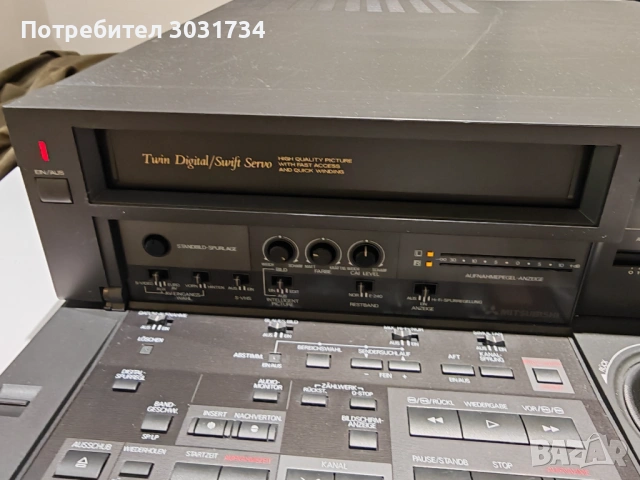 Video Recorder Mitsubishi HS-E82, снимка 6 - Плейъри, домашно кино, прожектори - 54638057