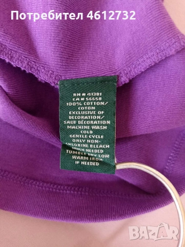 Дамска блуза Ralph Lauren, снимка 4 - Тениски - 54618737