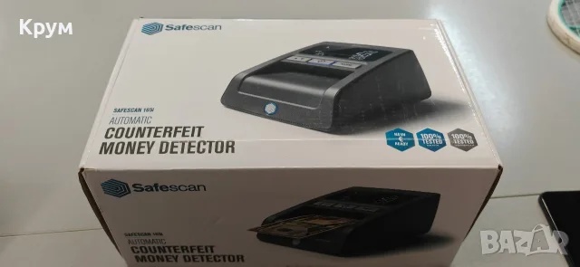 Safescan 165i детектор на фалшиви банкноти EUR, USD, CHF, GBP, DKK, SEK..., снимка 2 - Друго търговско оборудване - 55592586